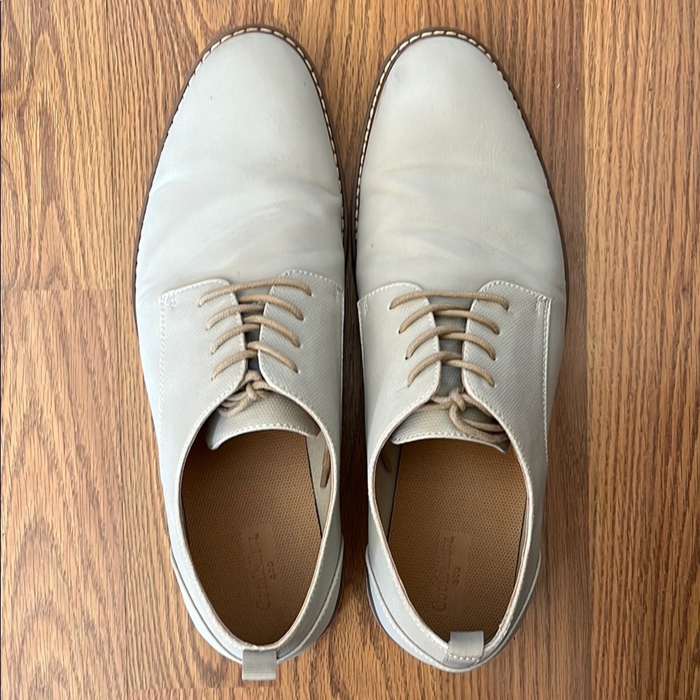 Men's Cream Dress Shoes